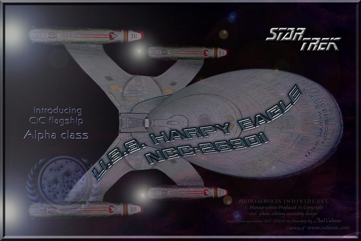 U.S.S. HARPYEAGLE NCC-26901, CiC flagship Alpha class