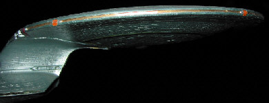 U.S.S. ENTERPRISE NCC-1701-D - saucer seen from side