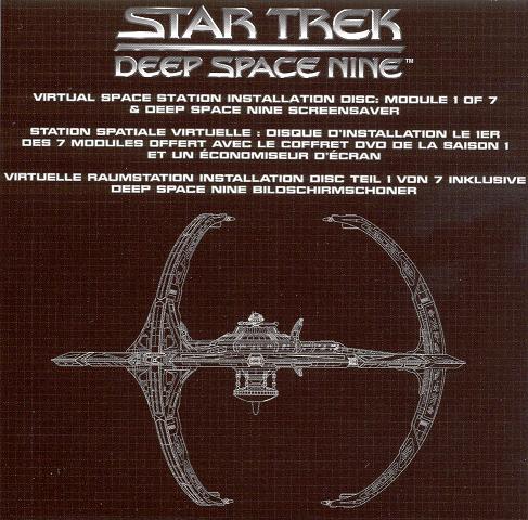 DS9  Virtual Space Station installation disc: module 1 of 7     -     cover