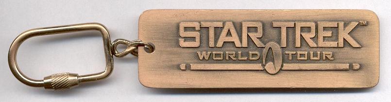 Key label:  "Star Trek  World Tour"     copper