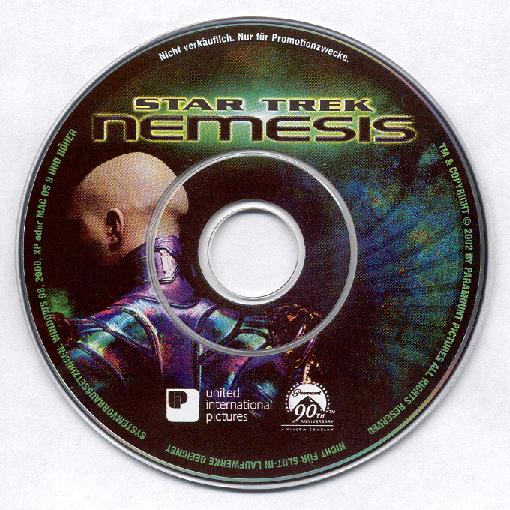 Star Trek  "NEMESIS"  Mini-CD-ROM  Promotion