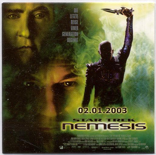 Star Trek  "NEMESIS"  Mini-CD-ROM  Promotion   -   Cover