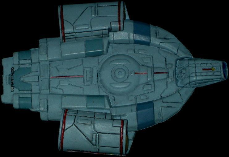 U.S.S. DEFIANT NX-74205     -     seen from below