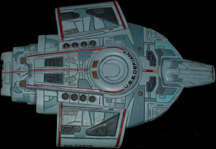 U.S.S. DEFIANT NX-74205     -     top view