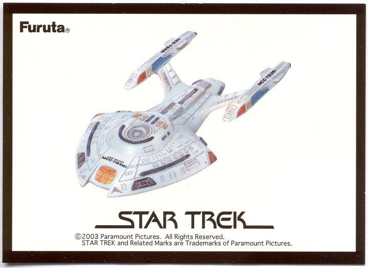 collector's card   U.S.S. EQUINOX NCC-72381     -     picture side