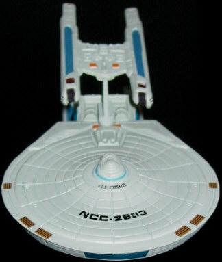 U.S.S. STARGAZER NCC-2893     -     front top view