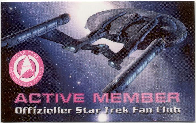 Der offizielle Star Trek Fan Club Deutschland   -   STOFC Membership Card  /  Active Member   (2003)
