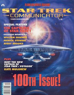 Star Trek Communicator - The Magazine of Star Trek: The Official Fan Club.  -  100th Issue     -     CLICK FOR MORE INFO