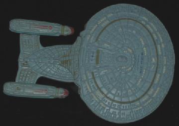 U.S.S. ENTERPRISE NCC-1701-D     -     top view