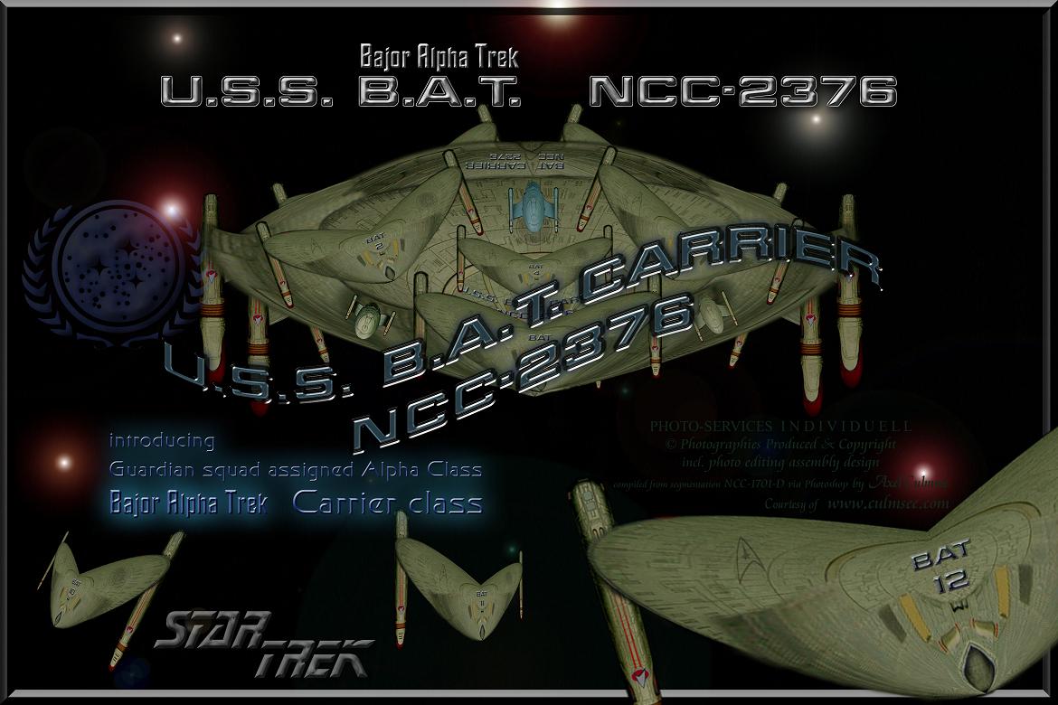 U.S.S. B.A.T. Carrier NCC-2376 Guardian squad assigned Alpha Class