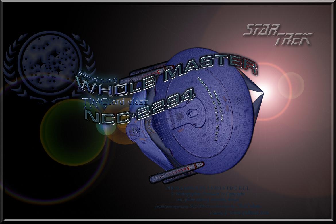 U.S.S. WHOLE MASTER NCC-2294 TIMElord class