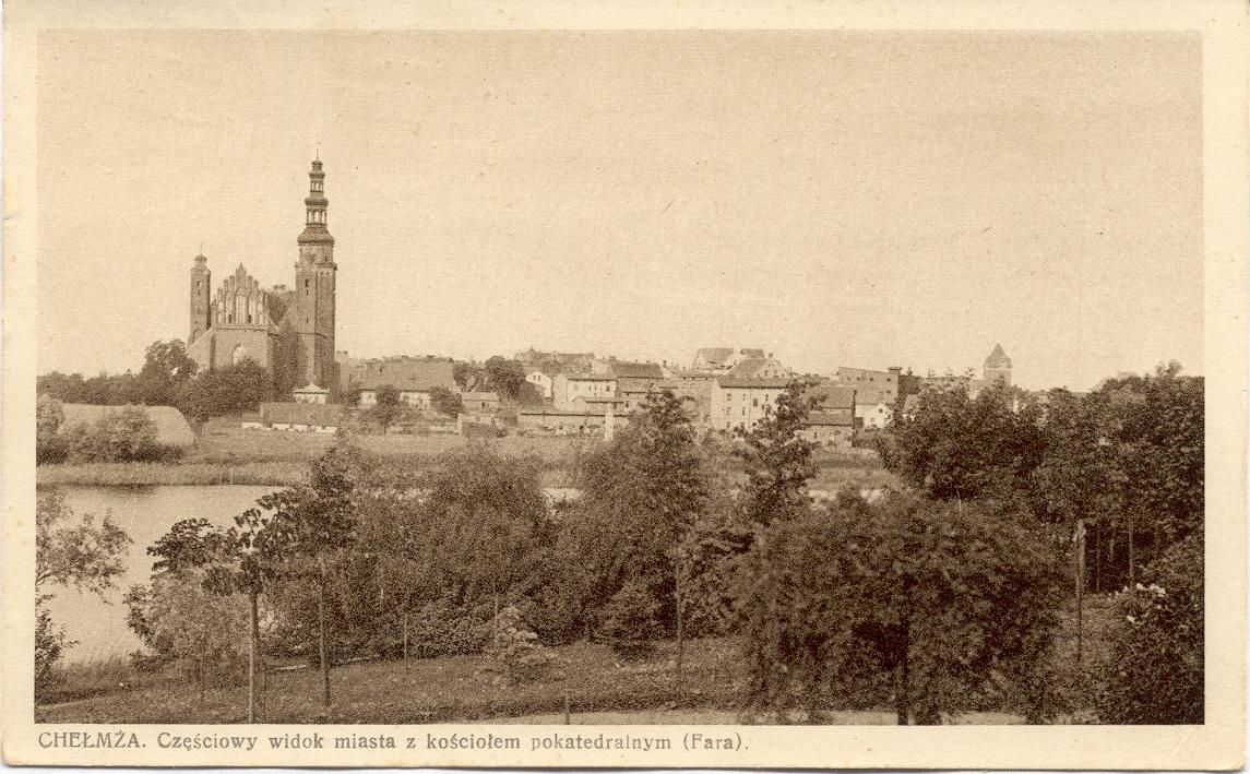 Chelmza postcard - written in 1936