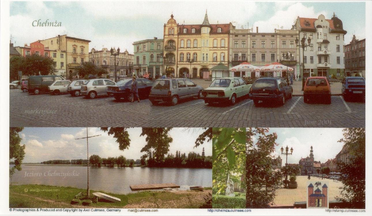 the POSTCARD "Chelmza", Germany, March 2009, via plusbrief-individuell.de edited by Axel Culmsee