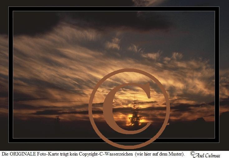 Sonnenuntergang dunkel Trauer