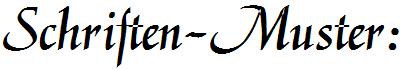 Schriften-Muster