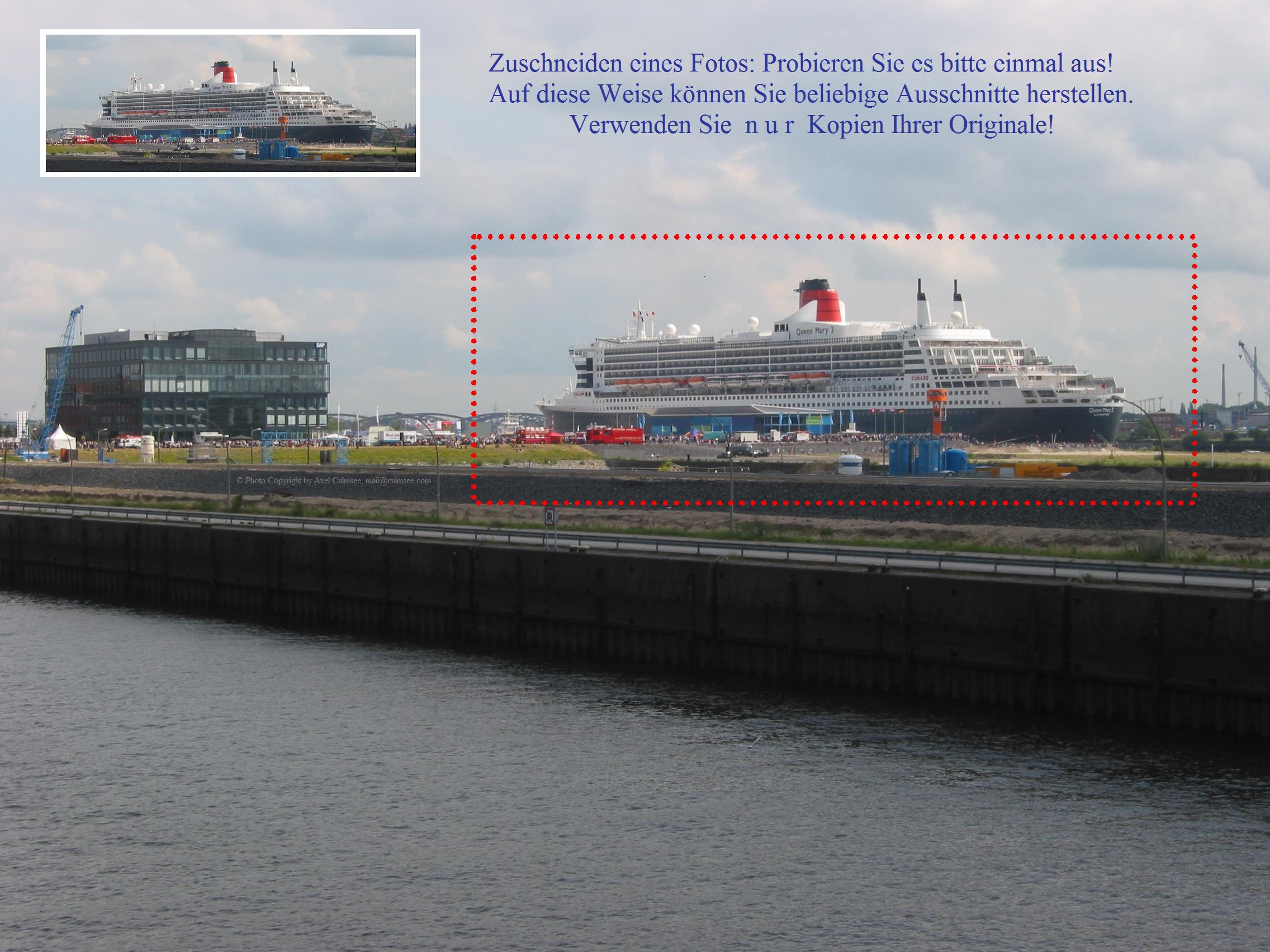 "Queen Mary 2"  -  Bitte Ausschnitt erstellen...